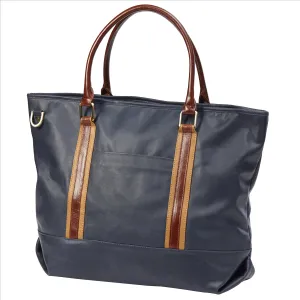 Practical Travel Classic Functionality Racer Leather Travel Tote