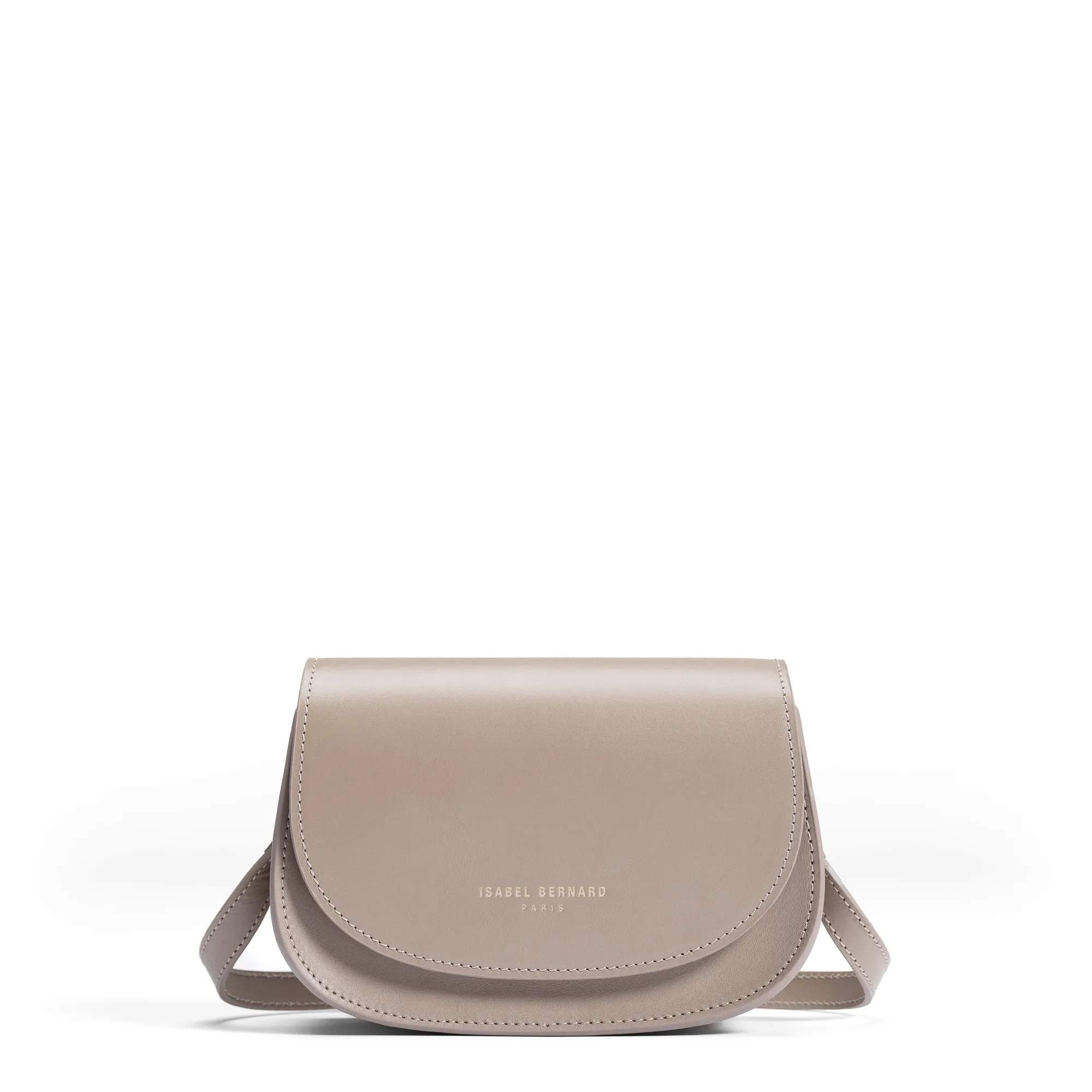 Montmartre Manon taupe vegetable tanned leather crossbody bag Crossbody style that allows you to be hands-free without sacrificing style