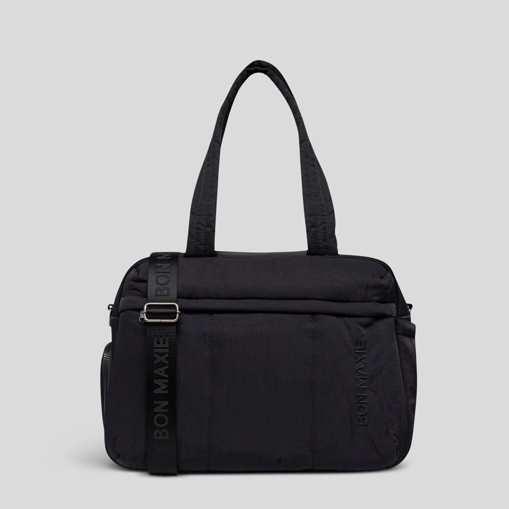 Minimal Carry Modern Functionality Everyday Duffel Bag -- Black