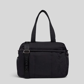 Minimal Carry Modern Functionality Everyday Duffel Bag -- Black