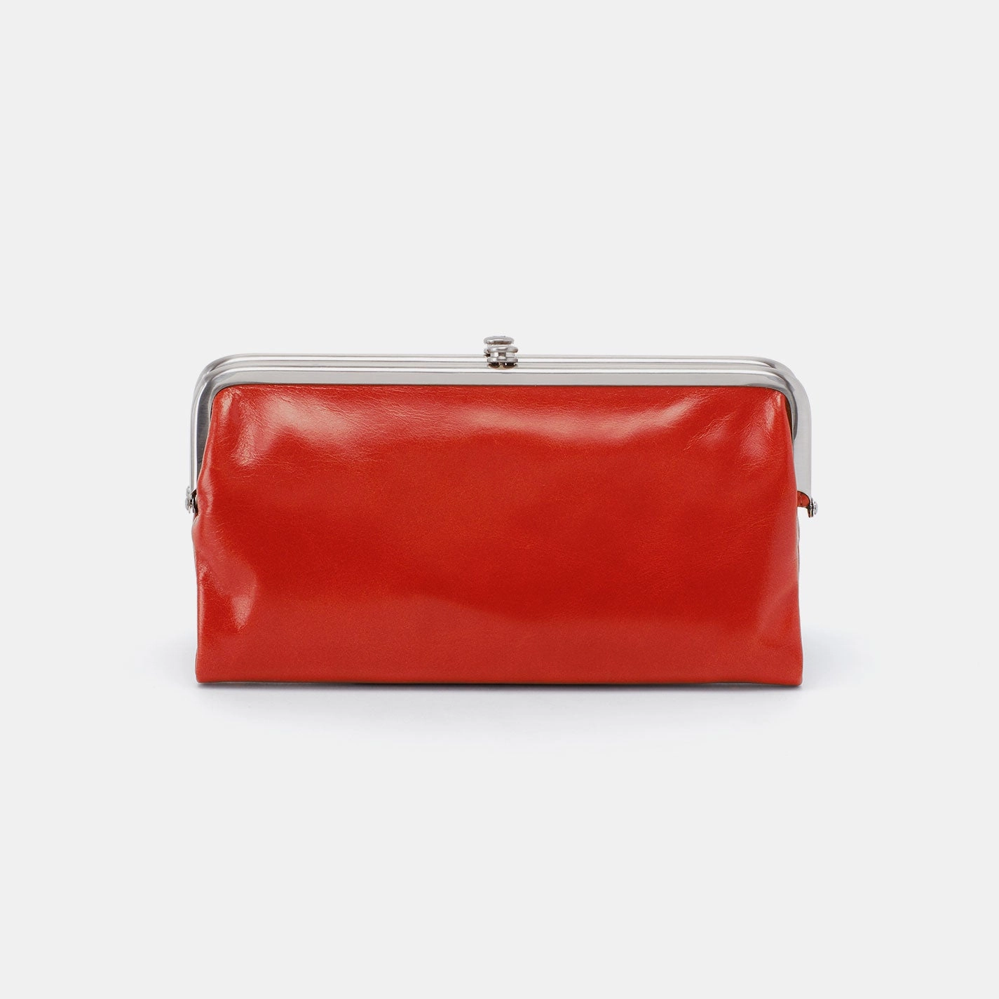 Lauren Clutch-Wallet In Polished Leather - Grenadine Functional Gear