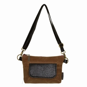 Durable Material Olivia: Nutmeg Waxed Canvas