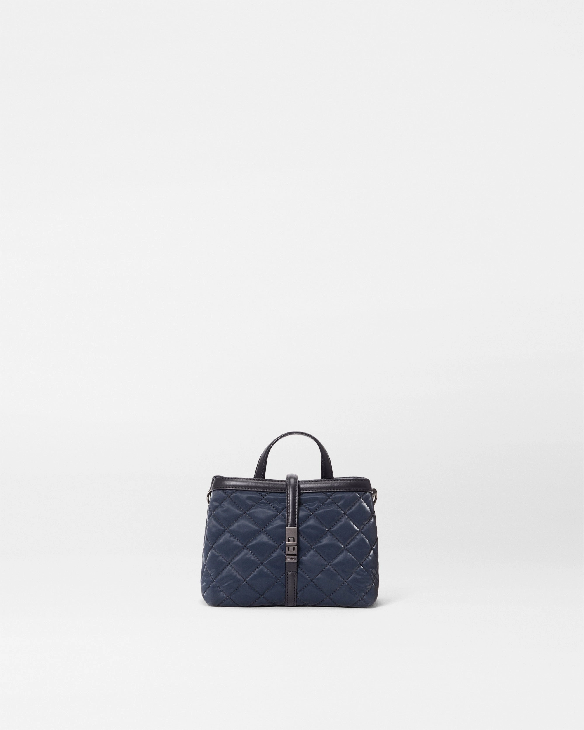 A sleek and durable bag that provides everything you need Minimalist Modern Outfit Ink Liquid Mini Astor Top Handle