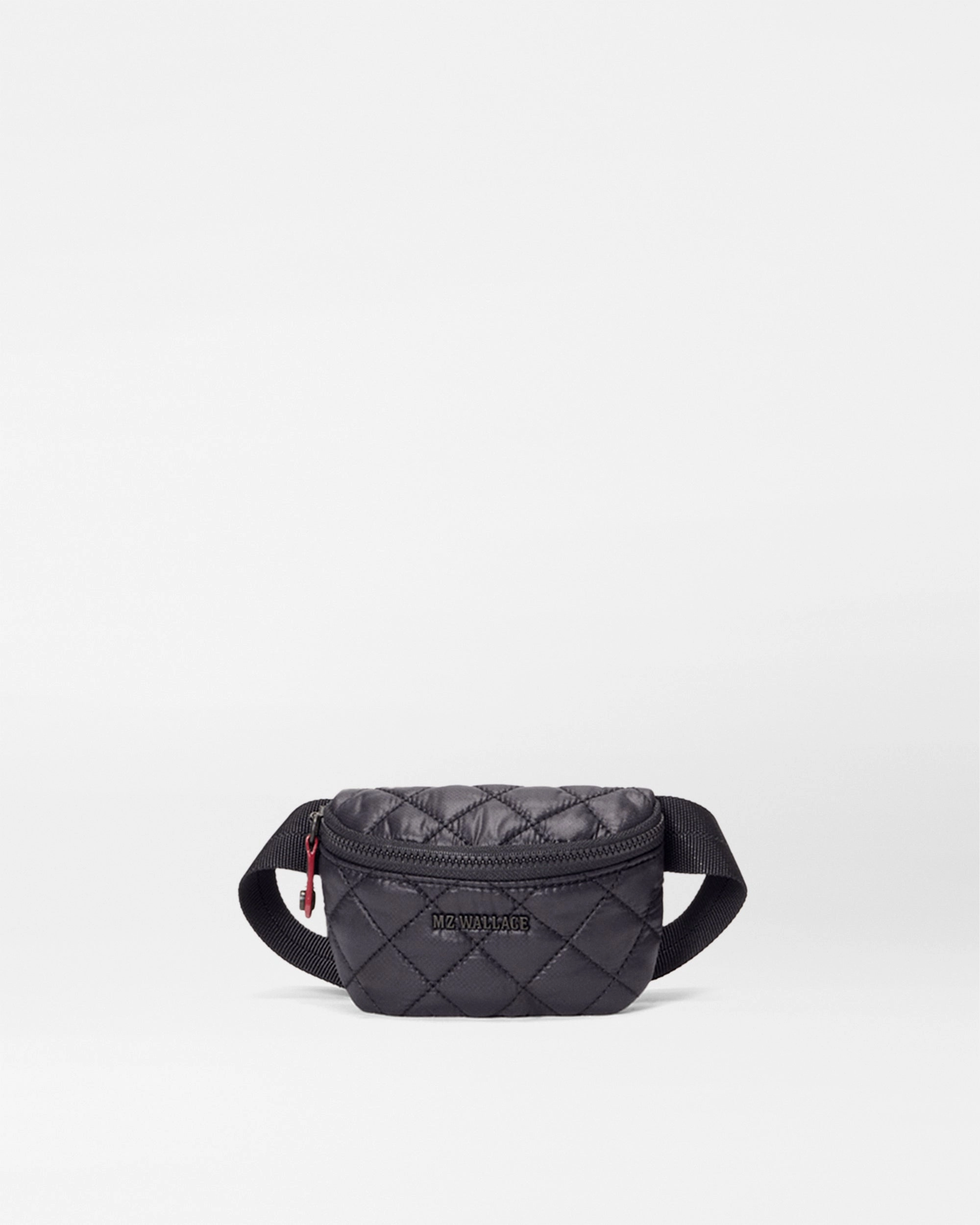 Modern Minimal Minimal Touch Black Micro Metro Belt Bag