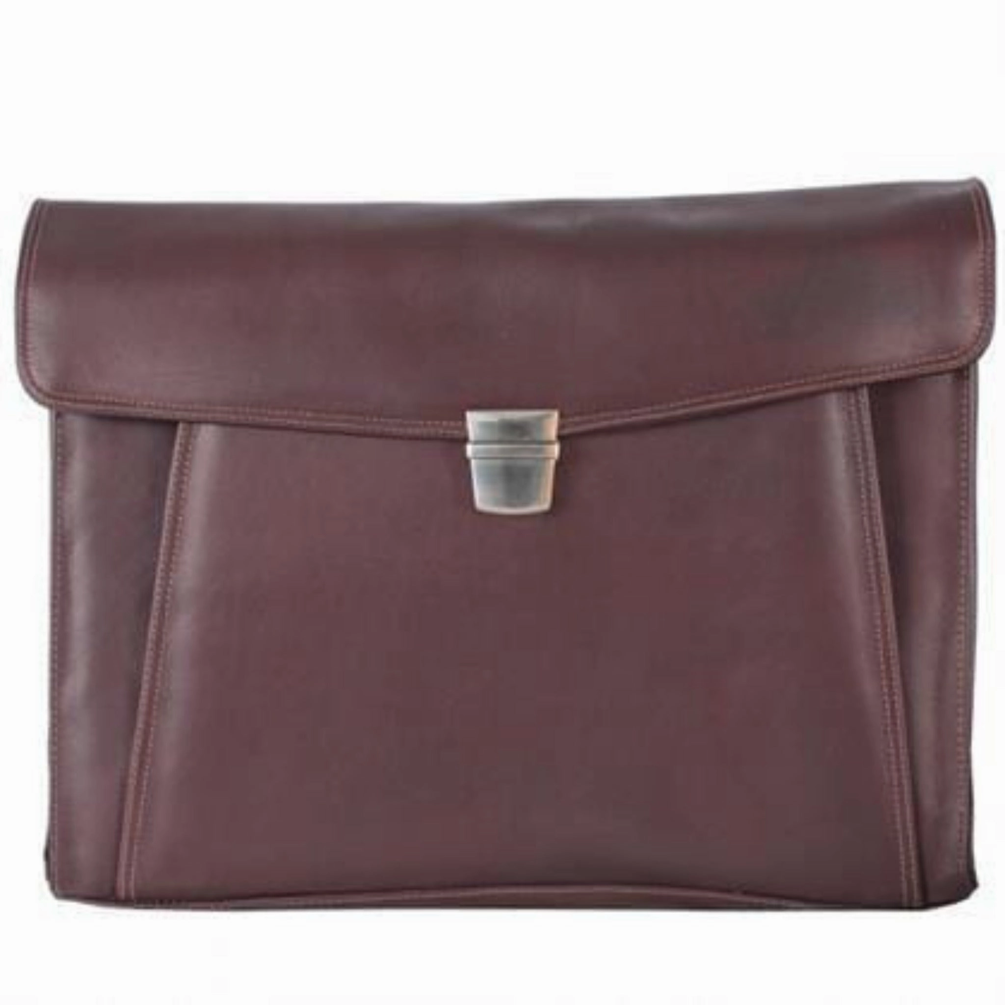 Executive Leather Portfolio Compact Shape Functional Lifestyle