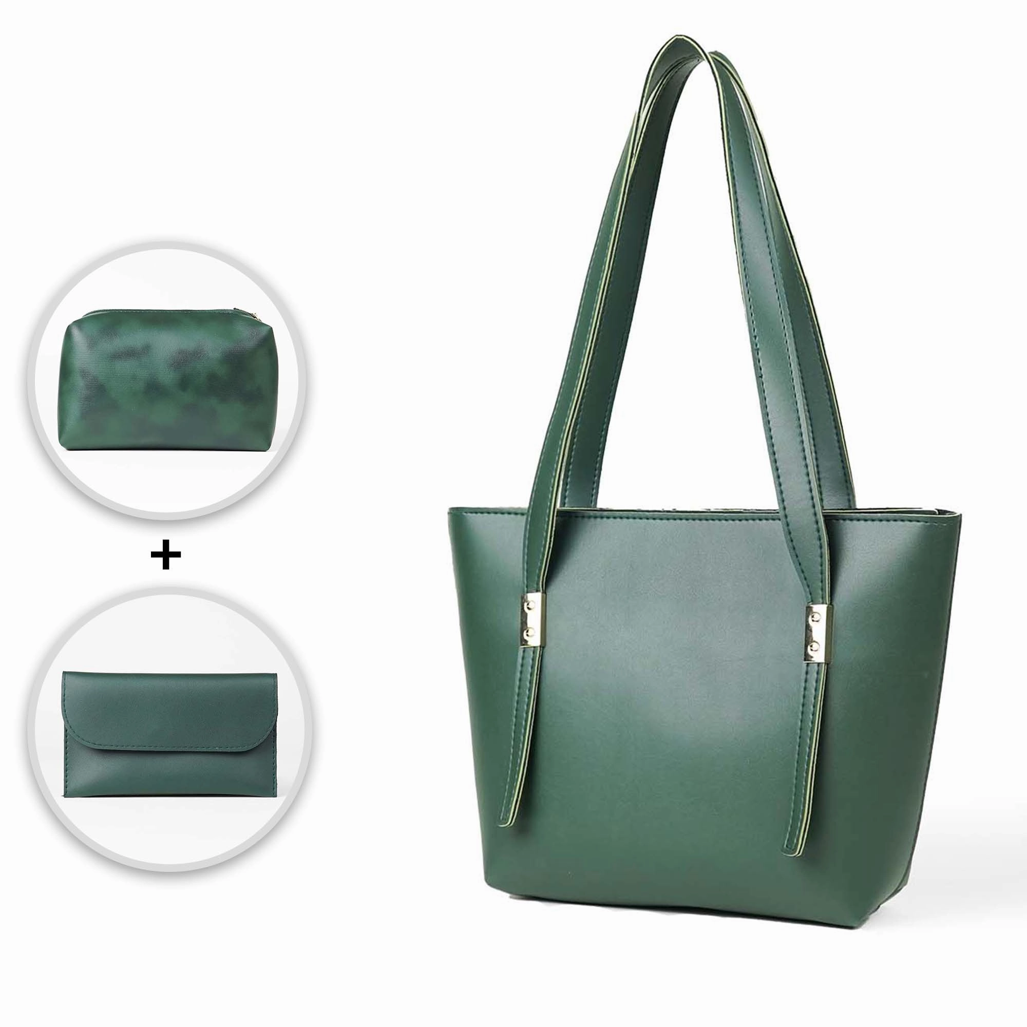 Falcon tote set of 3 Bag green Smart Design