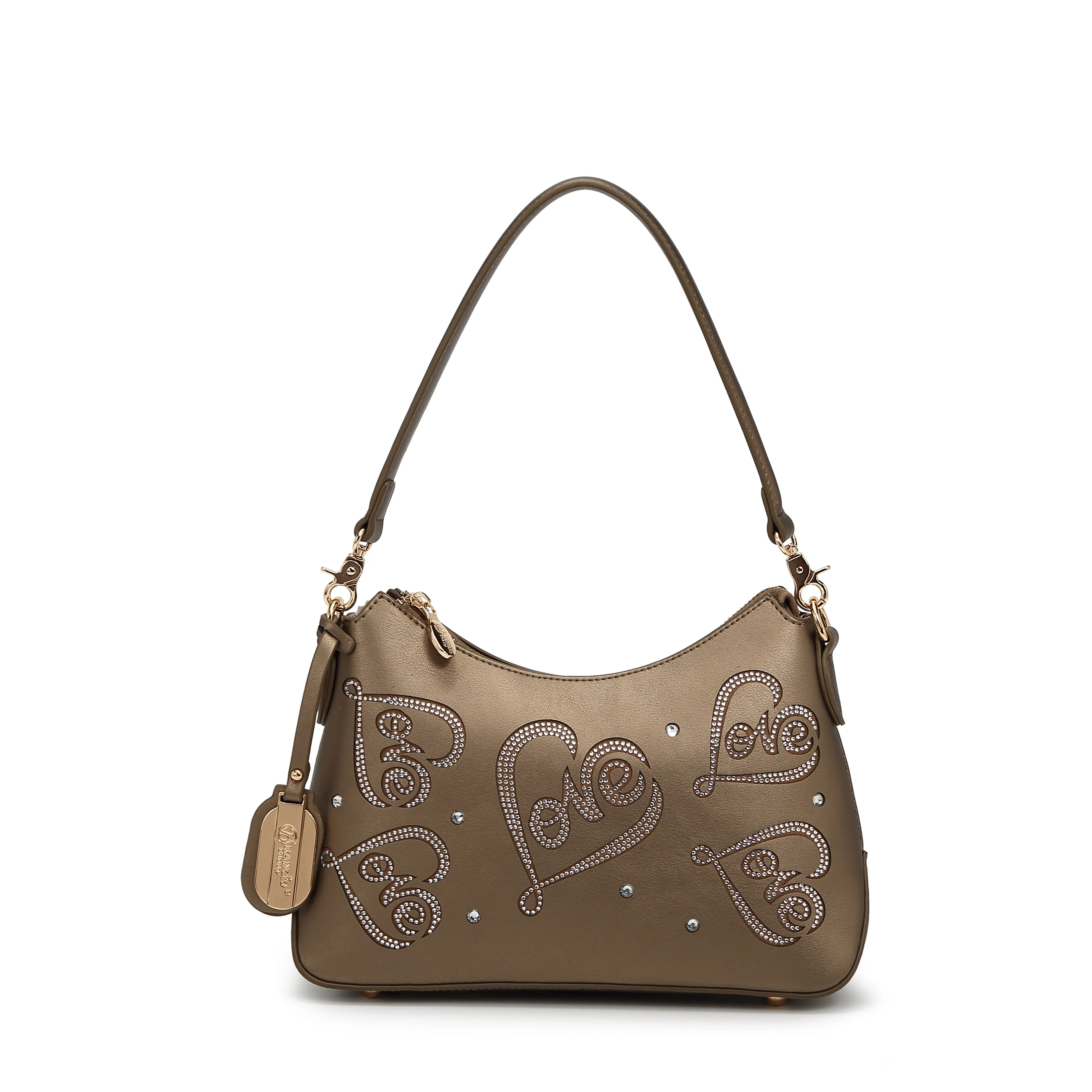 Timeless Spirit Subtle Detail Brangio Elegant Love-Embellished Handbag