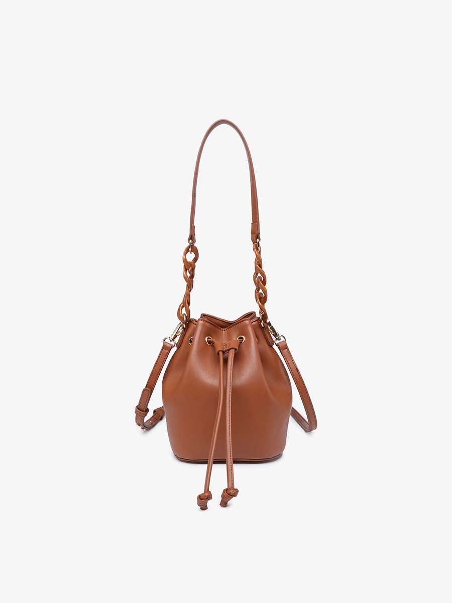Global Trend Cordelia Vegan Drawstring Bucket Bag