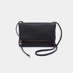Effortlessly complements a wide range of outfits and styles Grant Small Crossbody In Pebbled Leather - Black