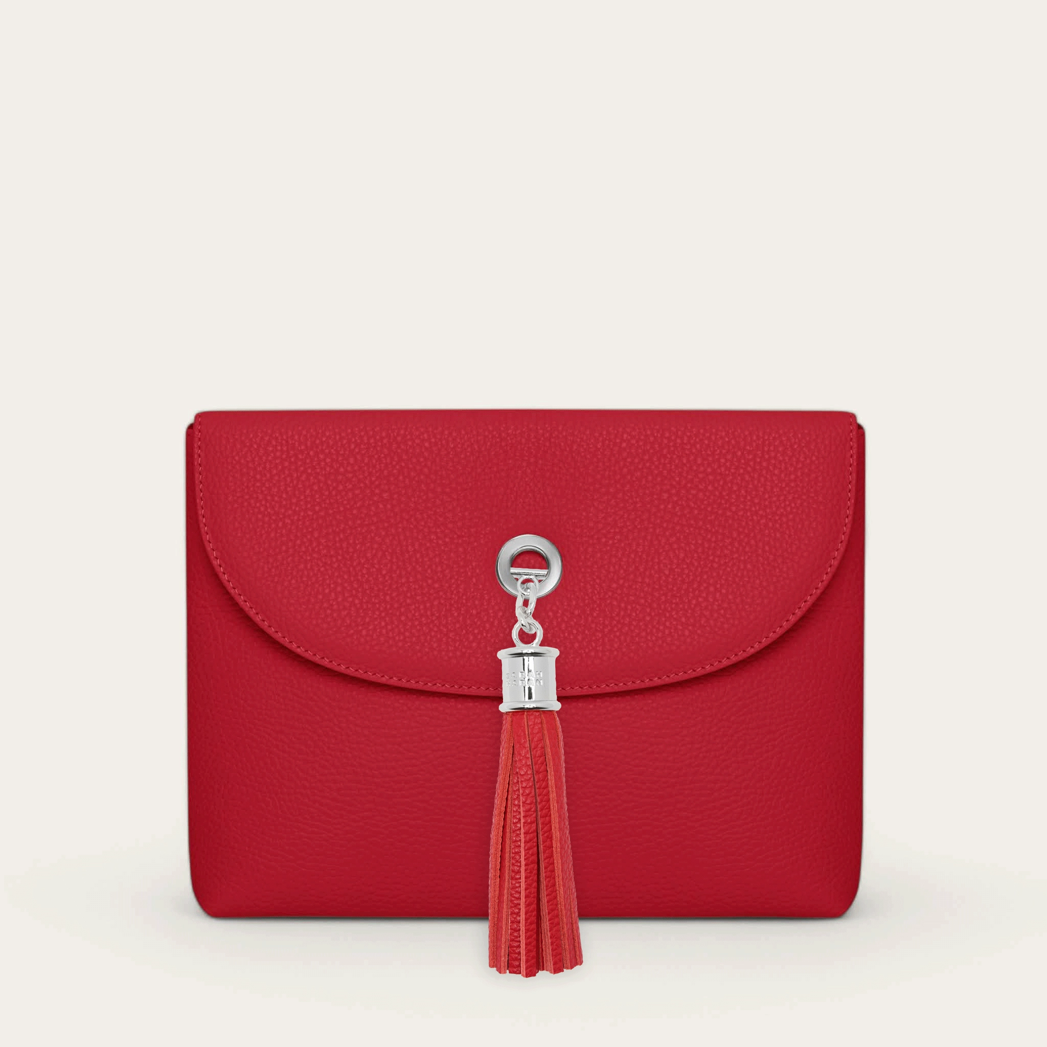 Everyday Carry Jasmine Crossbody | Pillarbox Red with Silver hardware