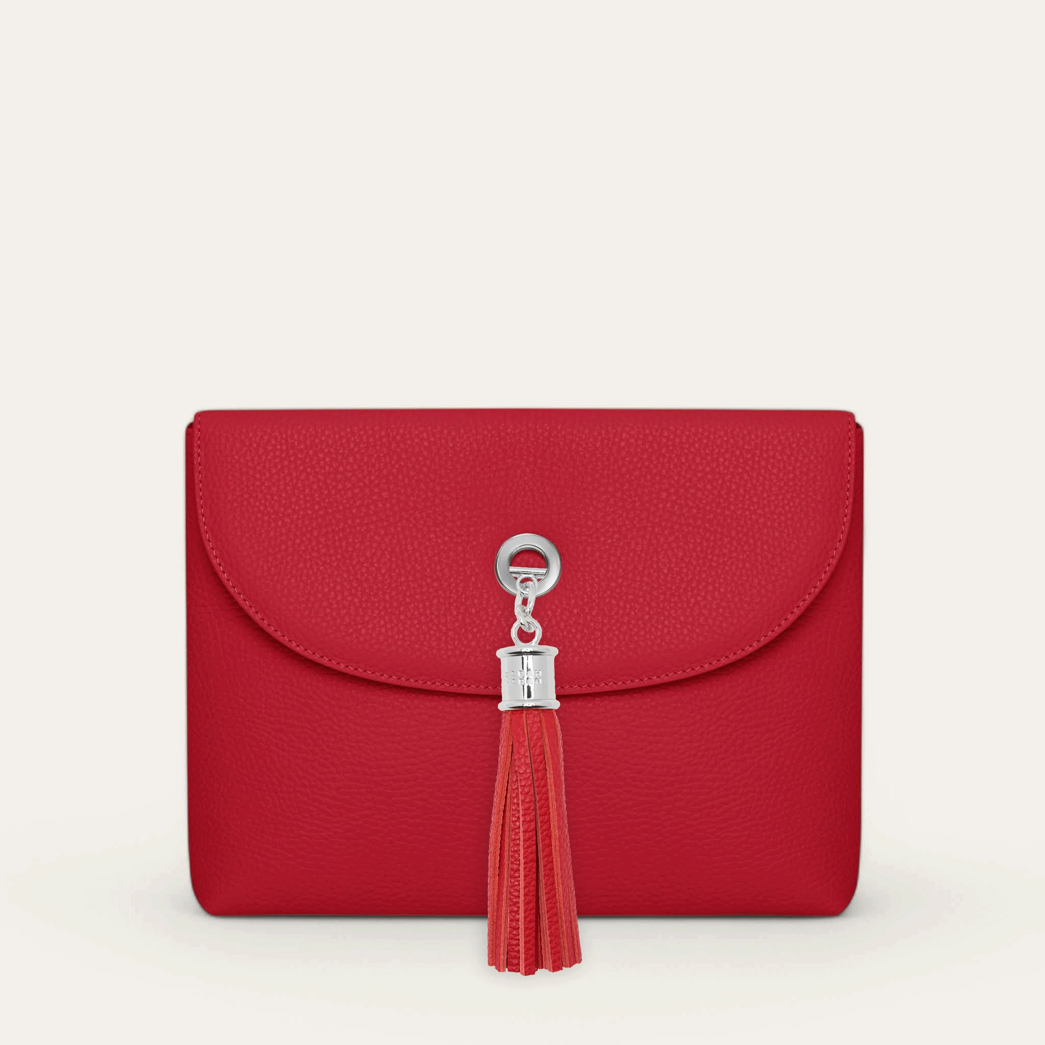 Classic Appeal Jasmine Crossbody | Pillarbox Red with Silver hardware