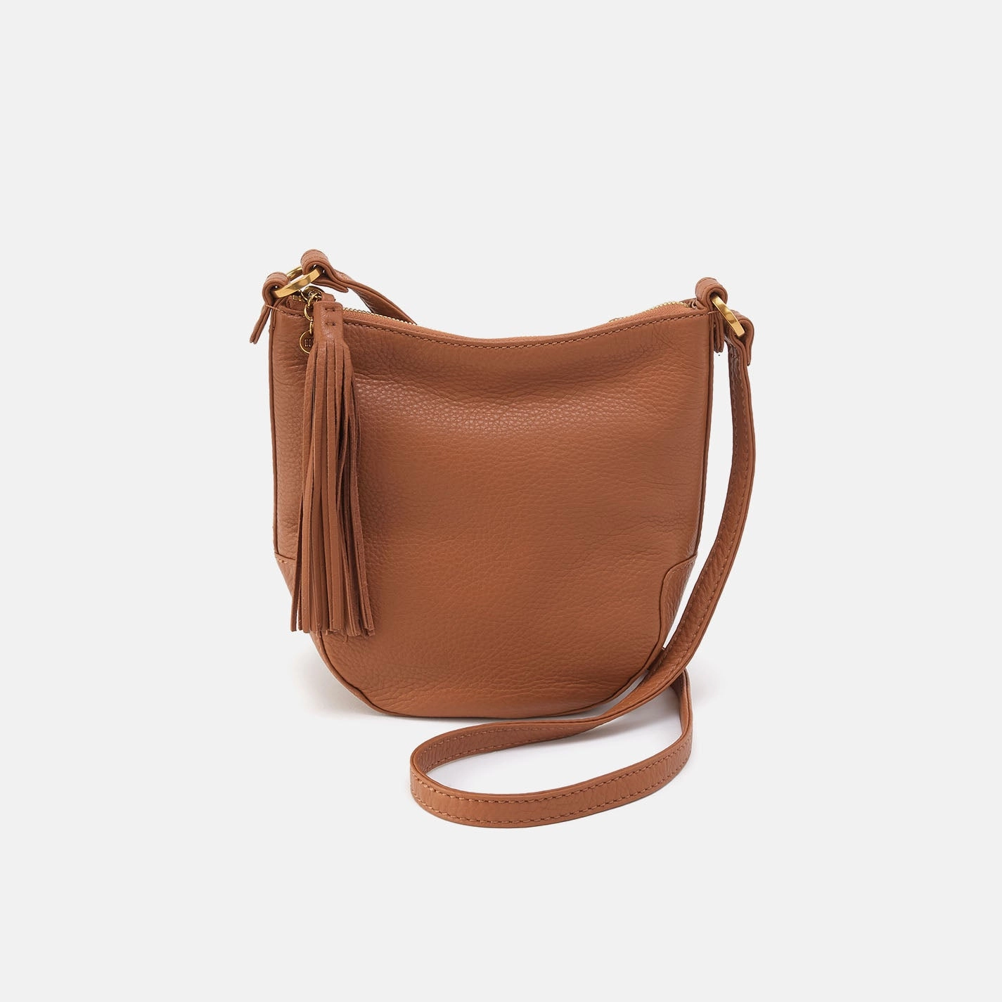Lexi Crossbody in Pebbled Leather - Warm Honey Comfort Carry Gear Modern Functionality