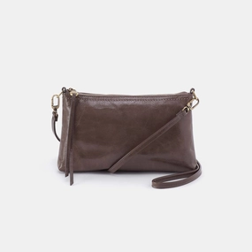 A bag that provides just the right amount of storage without feeling bulky Darcy Crossbody in Polished Leather - Hearthstone