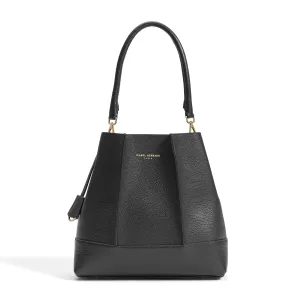 Femme Forte Macie black calfskin leather shoulder bag Soft Texture Compact Structure