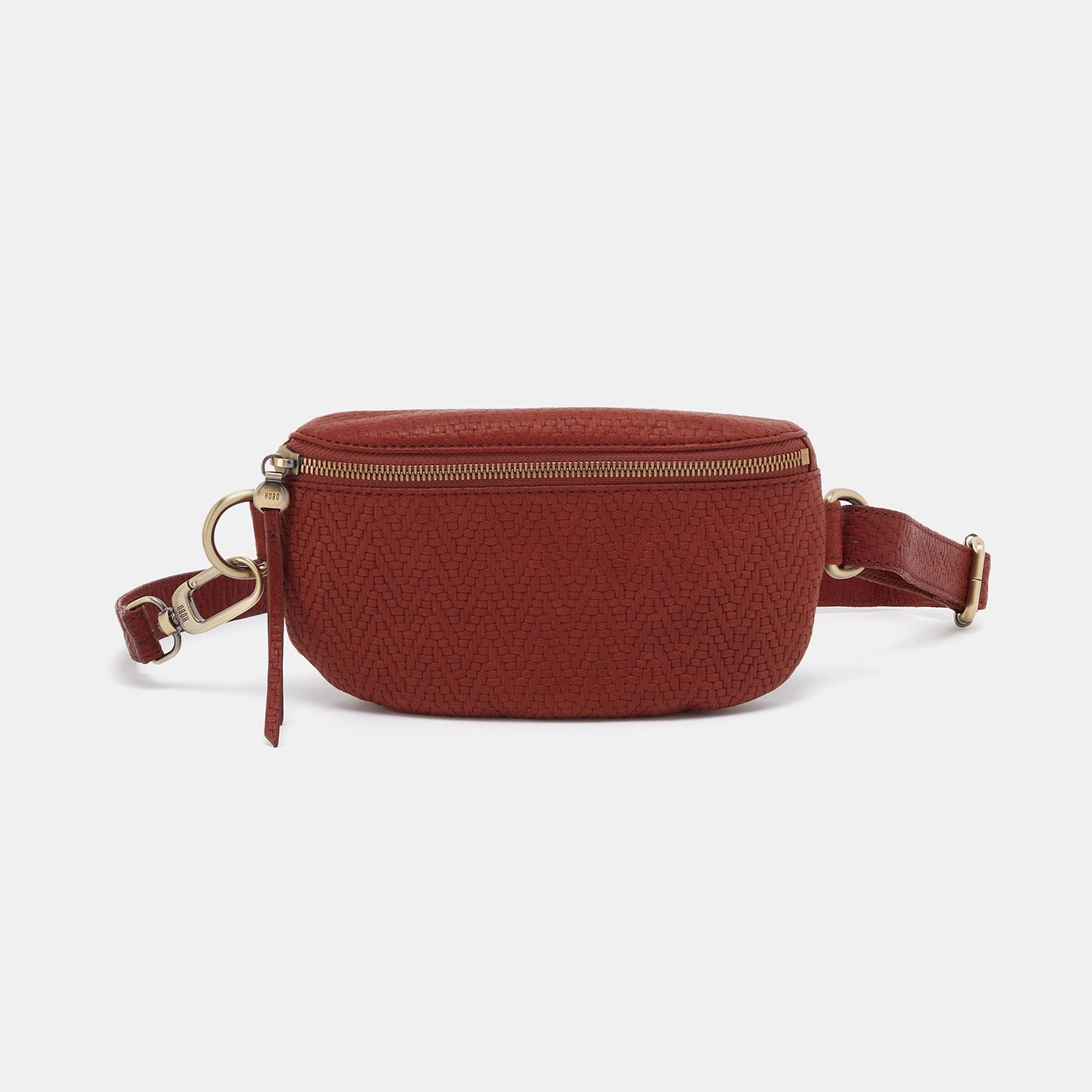 Fern Belt Bag In Soft Embossed Leather - Tuscan Brown Outdoor Explorer Street Fashion
