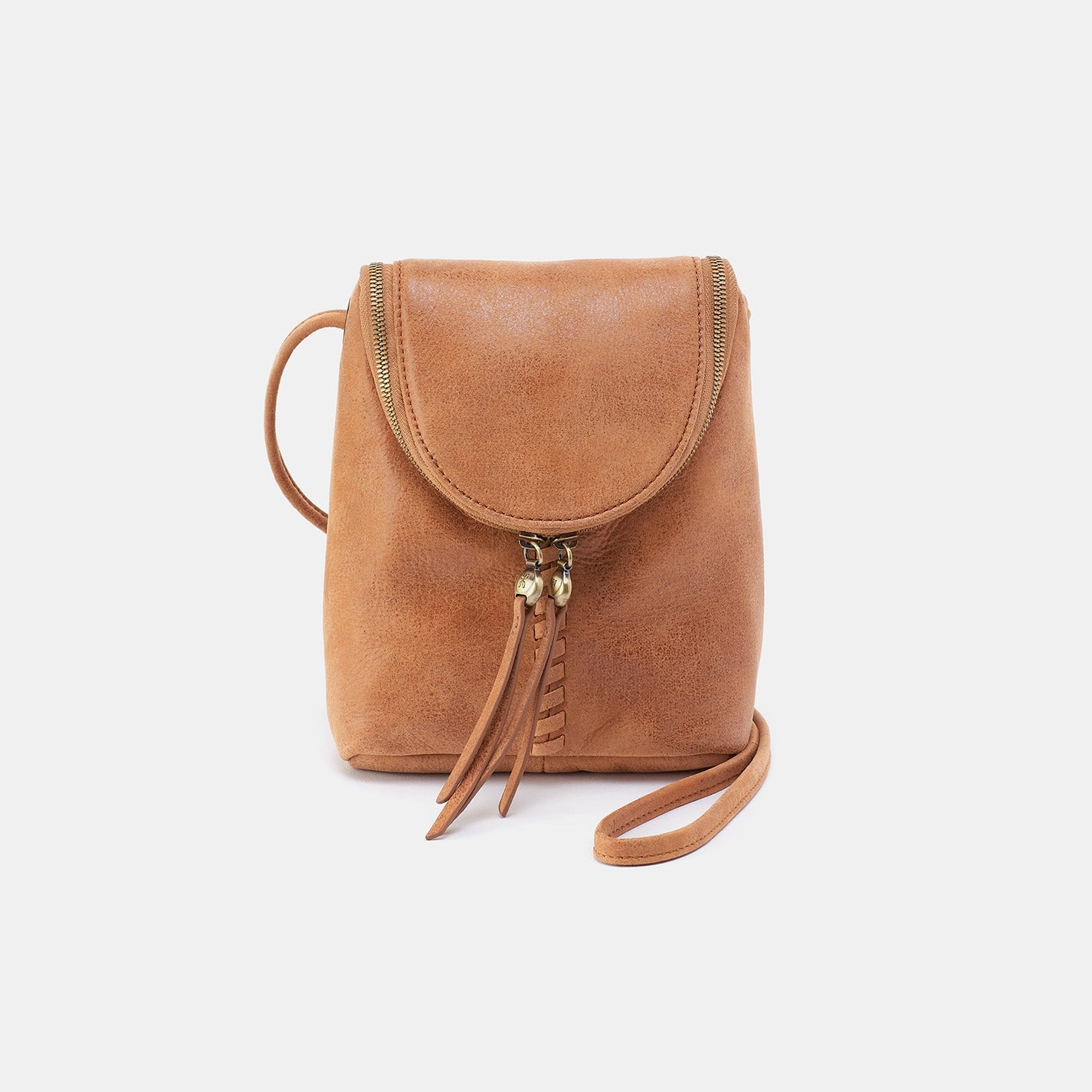 Outdoor Everyday Fern Crossbody In Buffed Leather - Whiskey