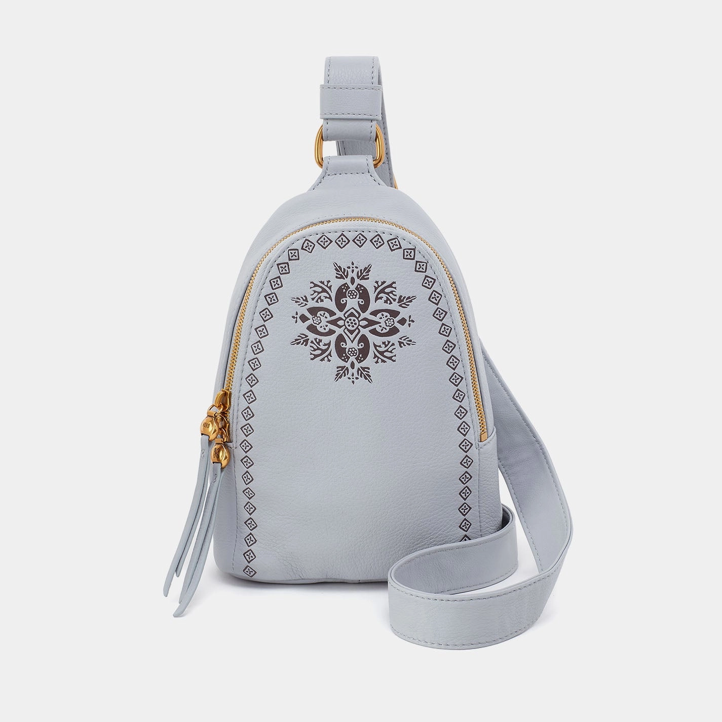 Fern Sling In Pebbled Leather - Blue Pearl Comfort Fit