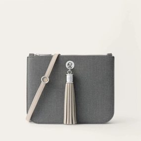 Ivy | Charcoal Porcelain with Silver hardware Modern Appeal Lightweight Functionality
