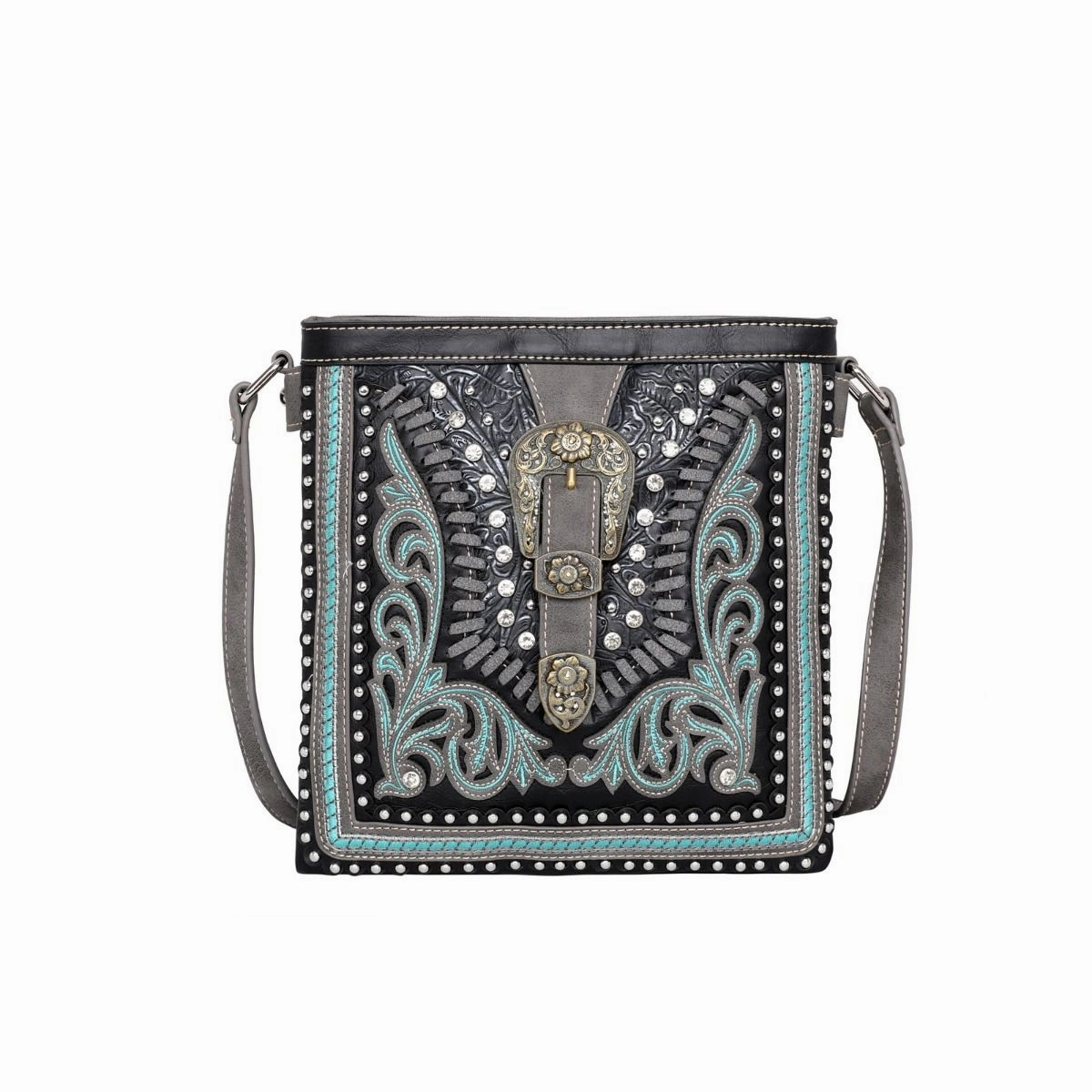 Floral Embossed Concealed Carry Bag Work Routine