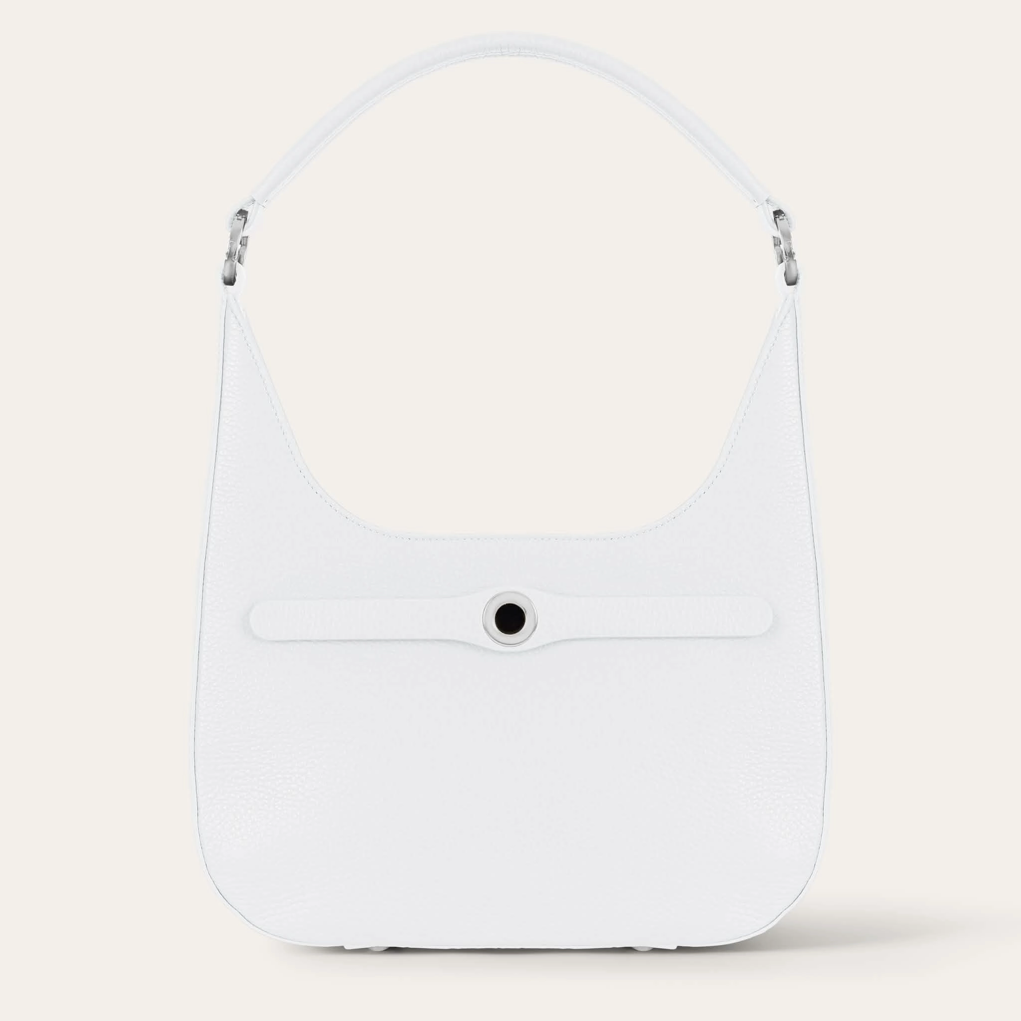 Versatile Accessory Florence Shoulder Bag | White with Silver hardware