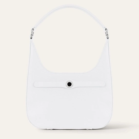 Practical Design Florence Shoulder Bag | White with Silver hardware