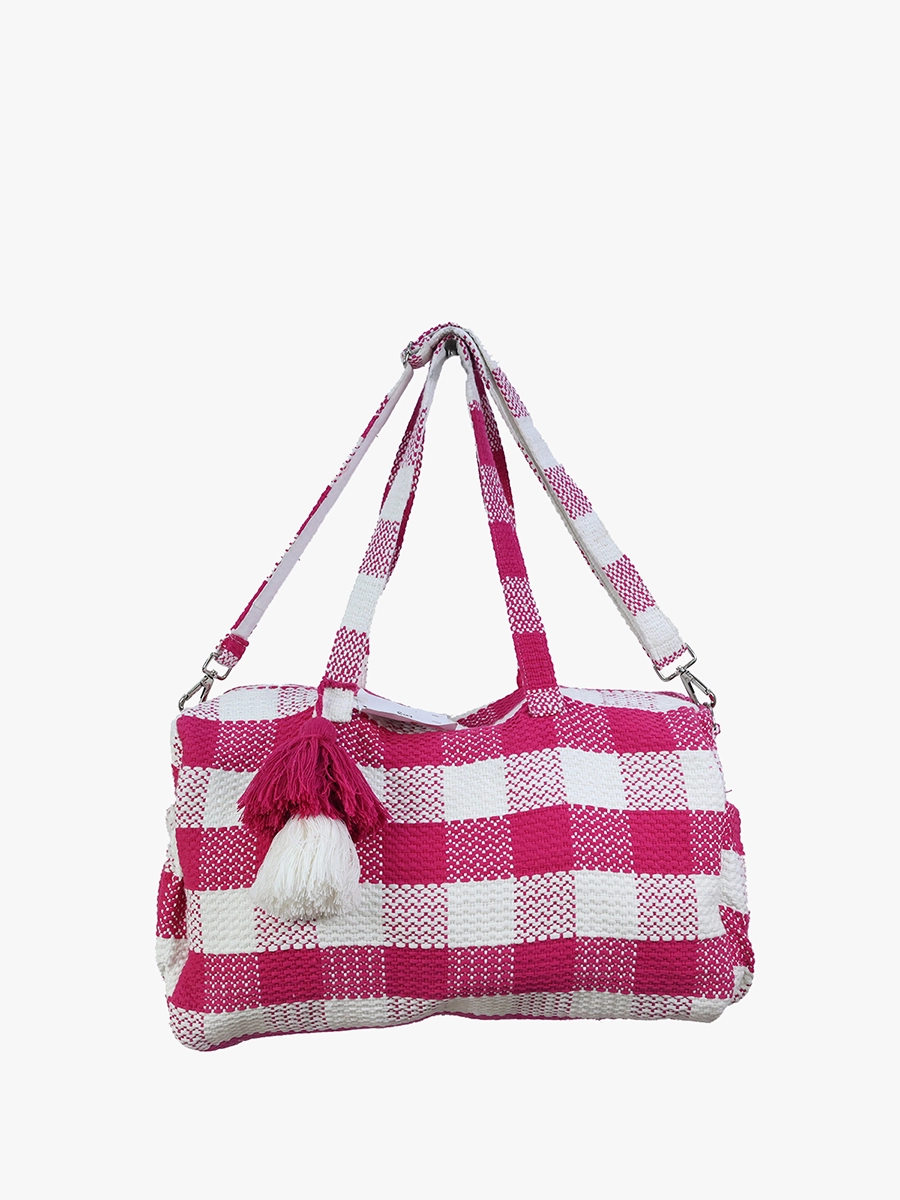 Chic Detail Functional Beauty Flossie Plaid Weekender