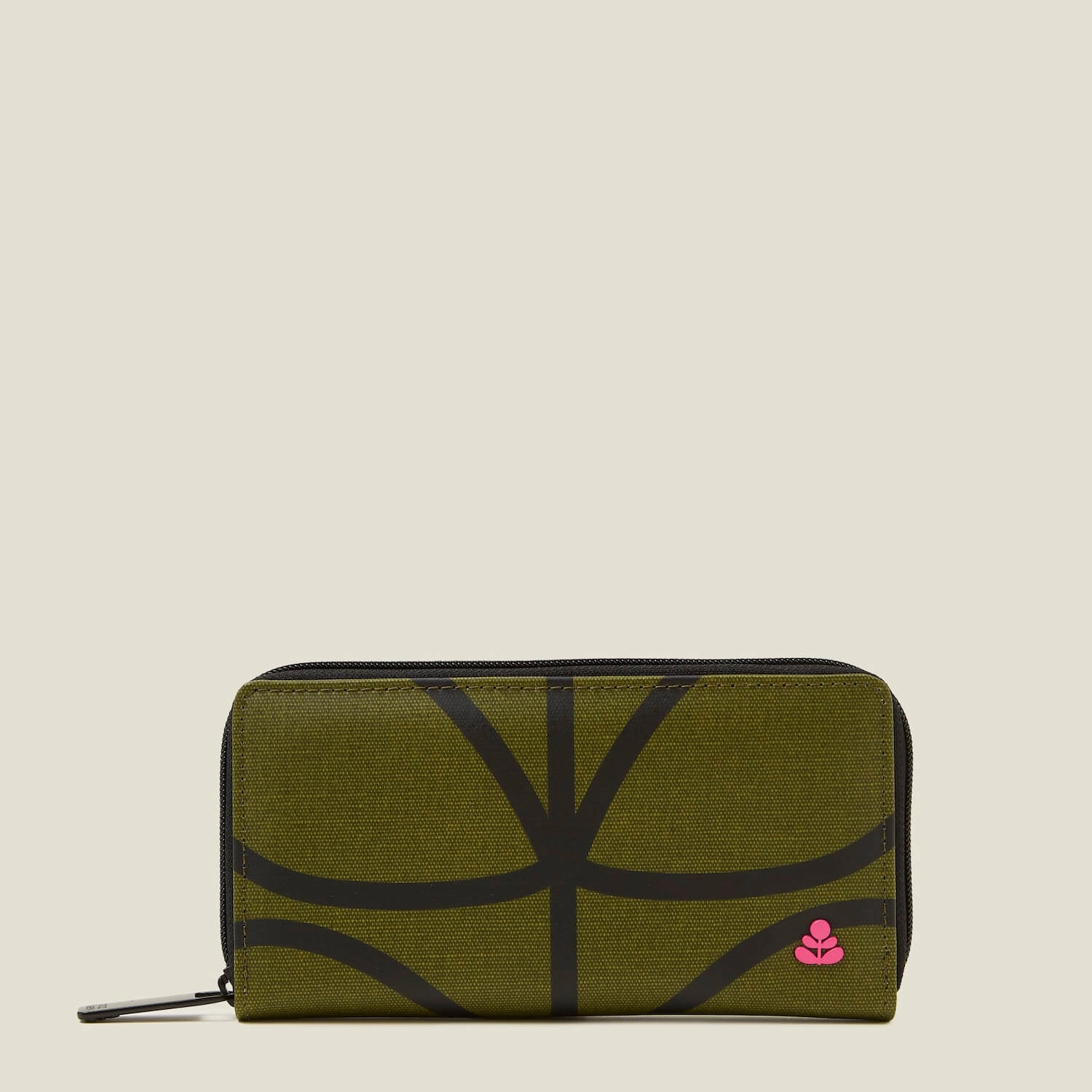 Forget Me Not Wallet - Giant Linear Stem Olive Urban Everyday