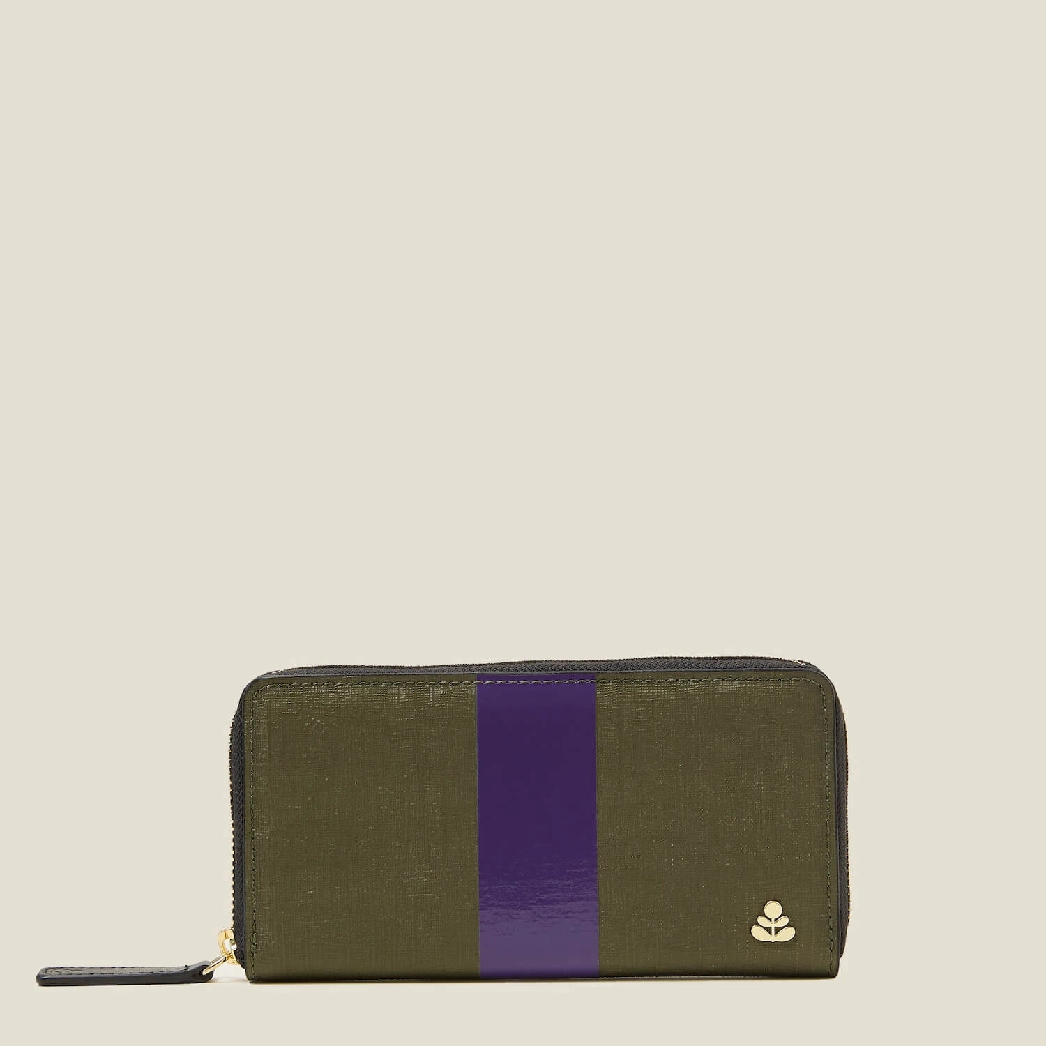 Forget Me Not Wallet - Shiny Stripe Spruce Purple Refined Look Portable Travel