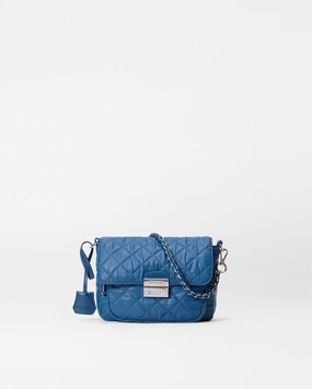 Easy to organize all your essentials in one place Durable City Travel French Blue Small Crosby Lock Crossbody
