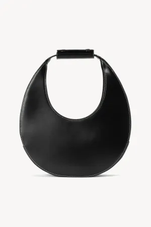 Carry Essential Silver Accent MOON BAG | BLACK