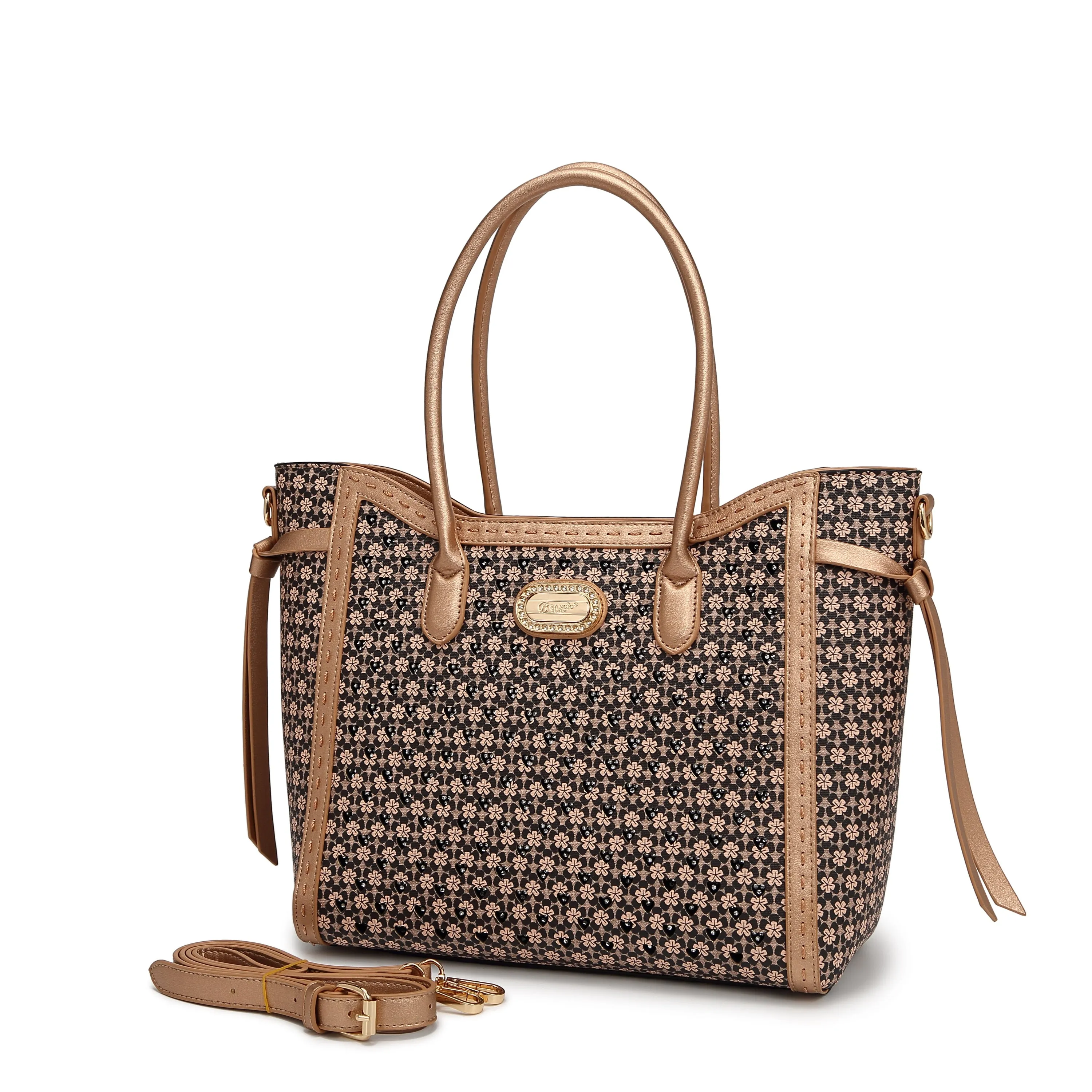 Minimal Craft Discreet Branding Brangio Vintage Floral Tote