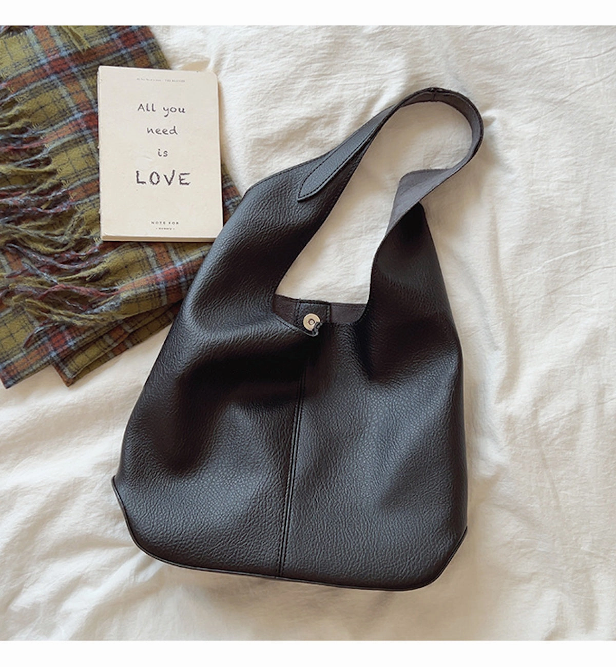 Elena Handbags Leather Sling Shoulder Tote Daily Essential