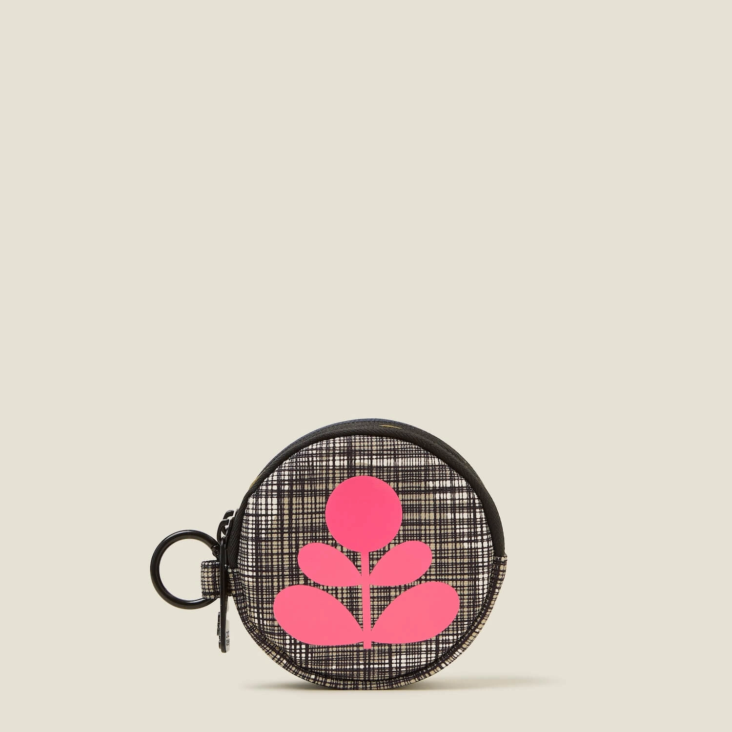 Pi Coin Purse - Scribble Print Black Versatile Design