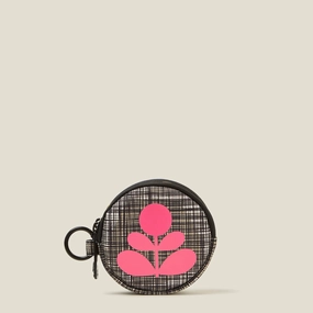 Pi Coin Purse - Scribble Print Black Versatile Design