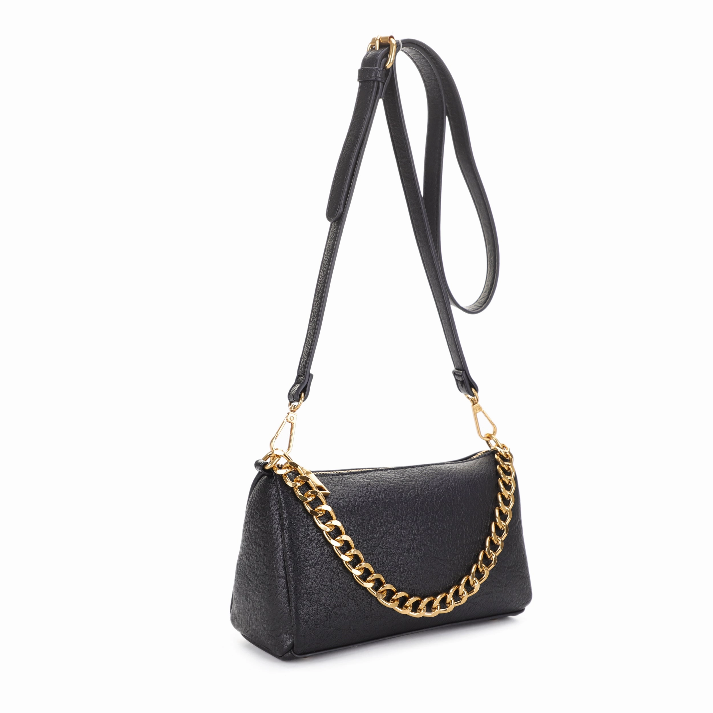 Simple Utility Sleek Functionality Cora Gold Chain Crossbody