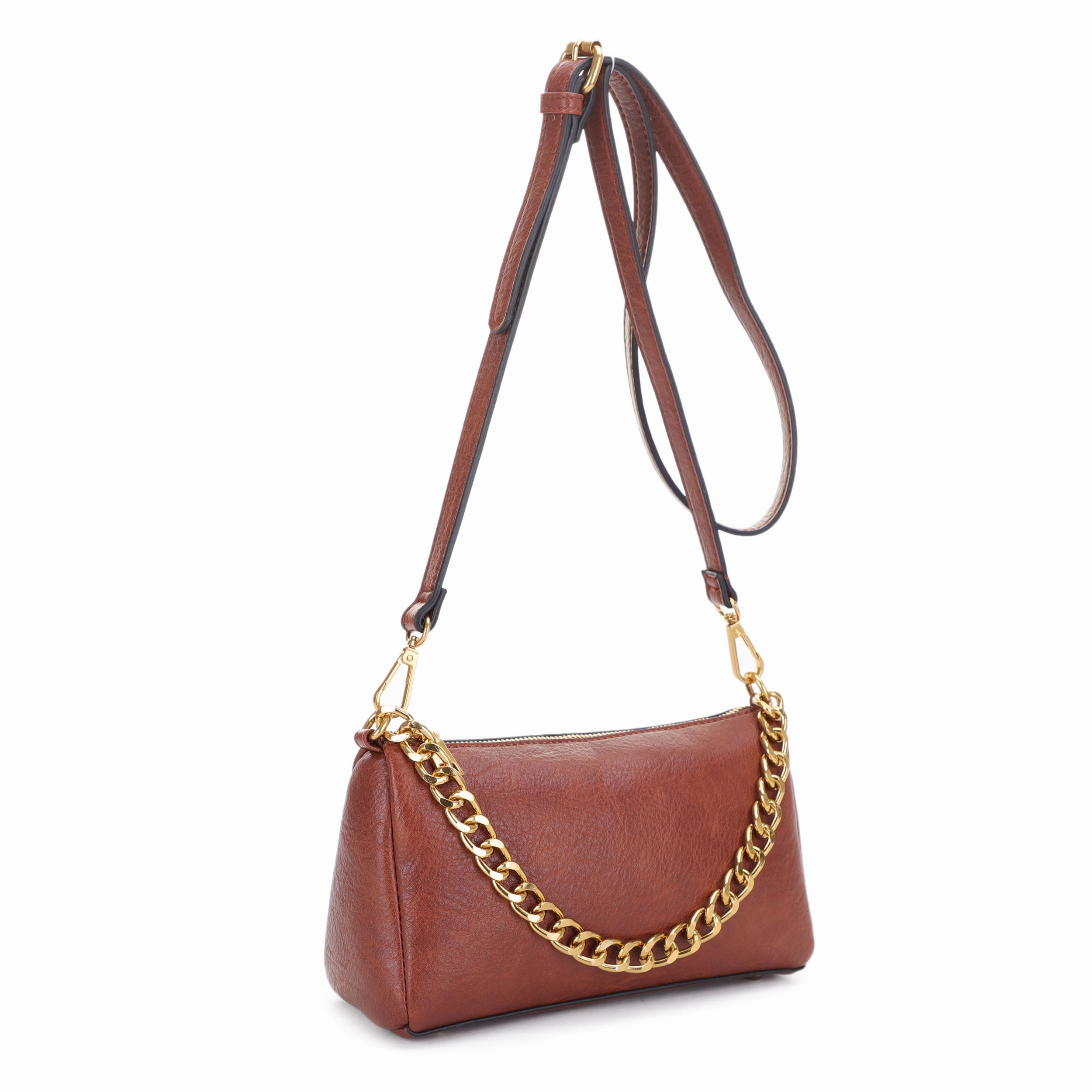 Simple Carry Effortless Organizer Cora Gold Chain Crossbody