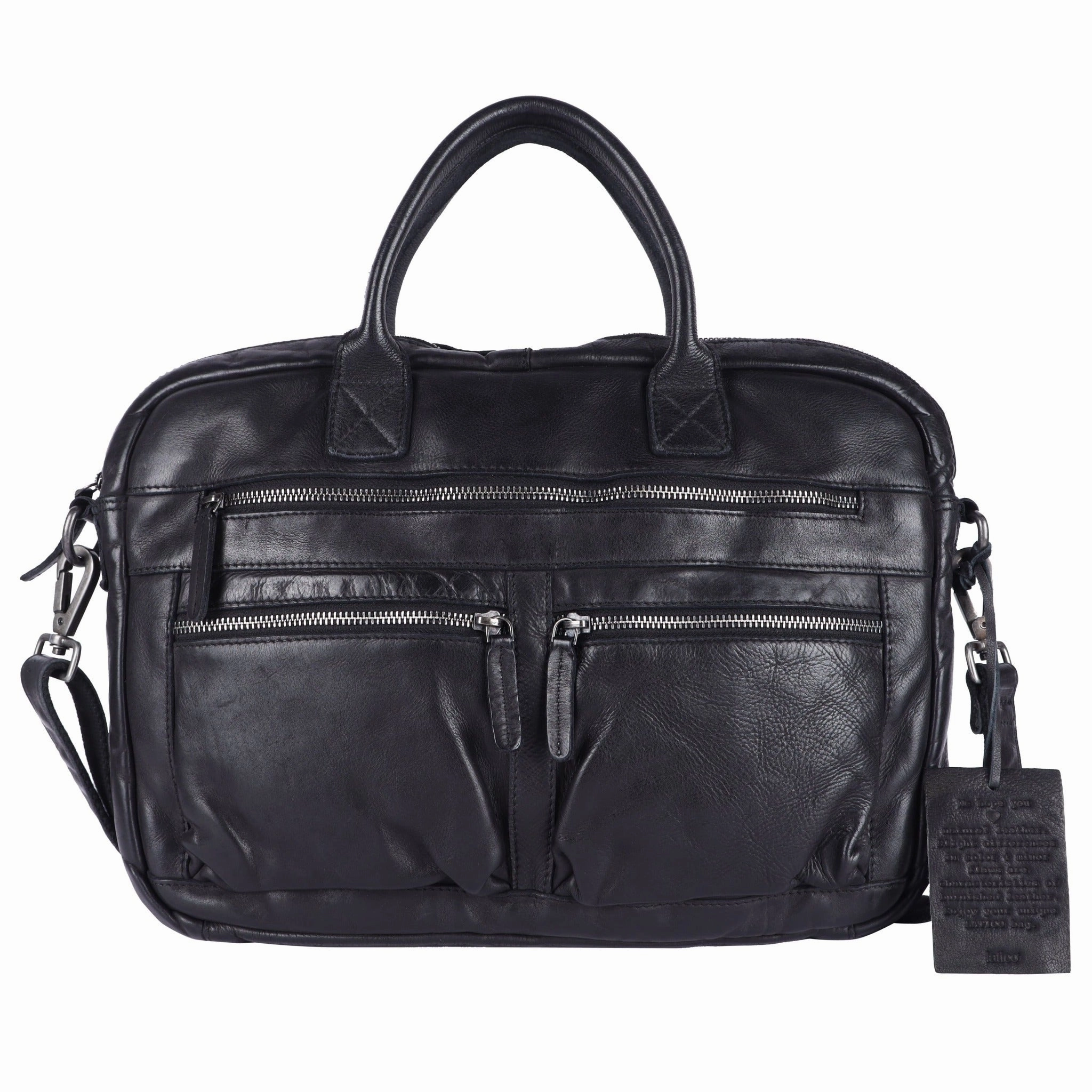 simple design Georgetown Leather Brief