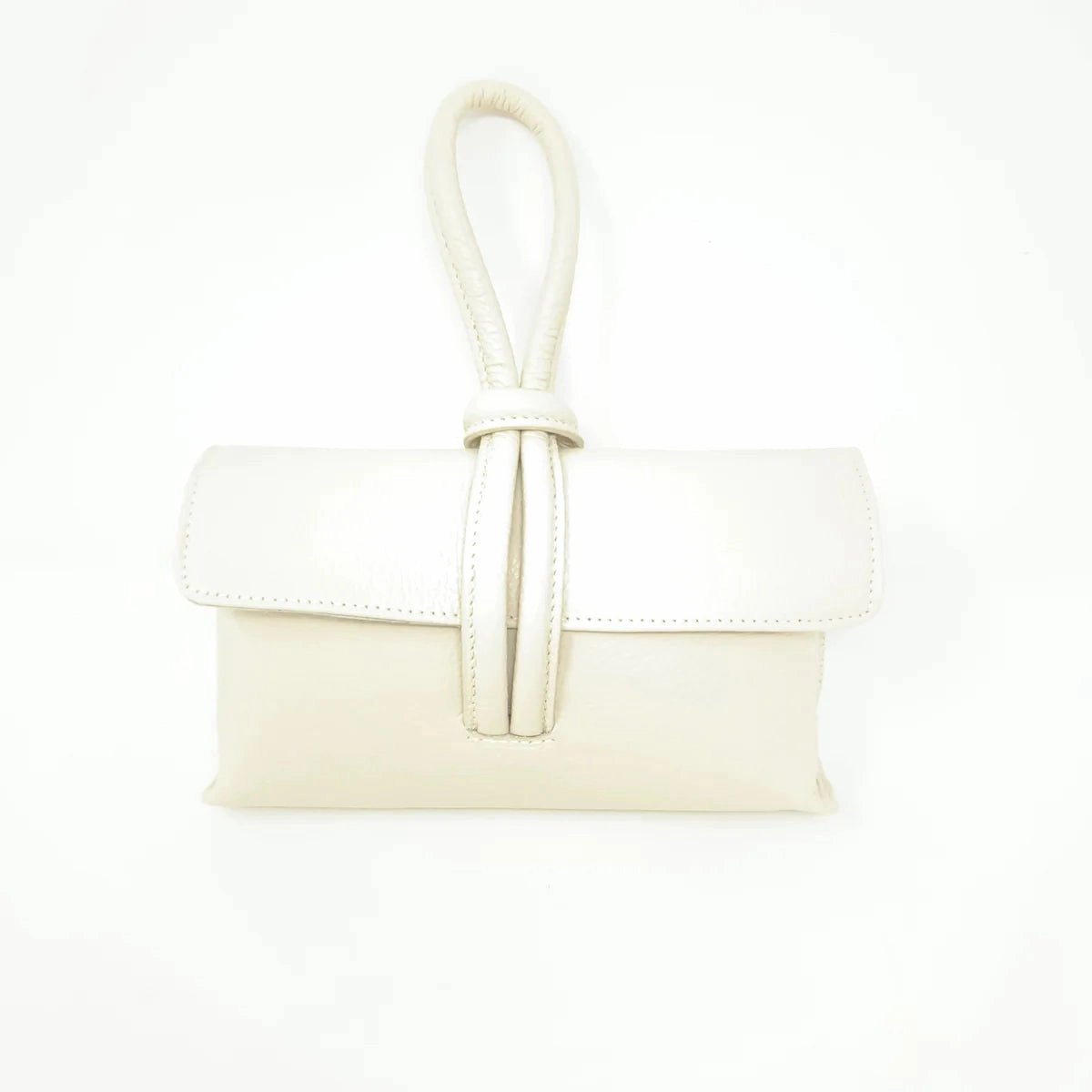 German Fuentes  GF0467 WRISTLET LEATHER BAG Compact Storage