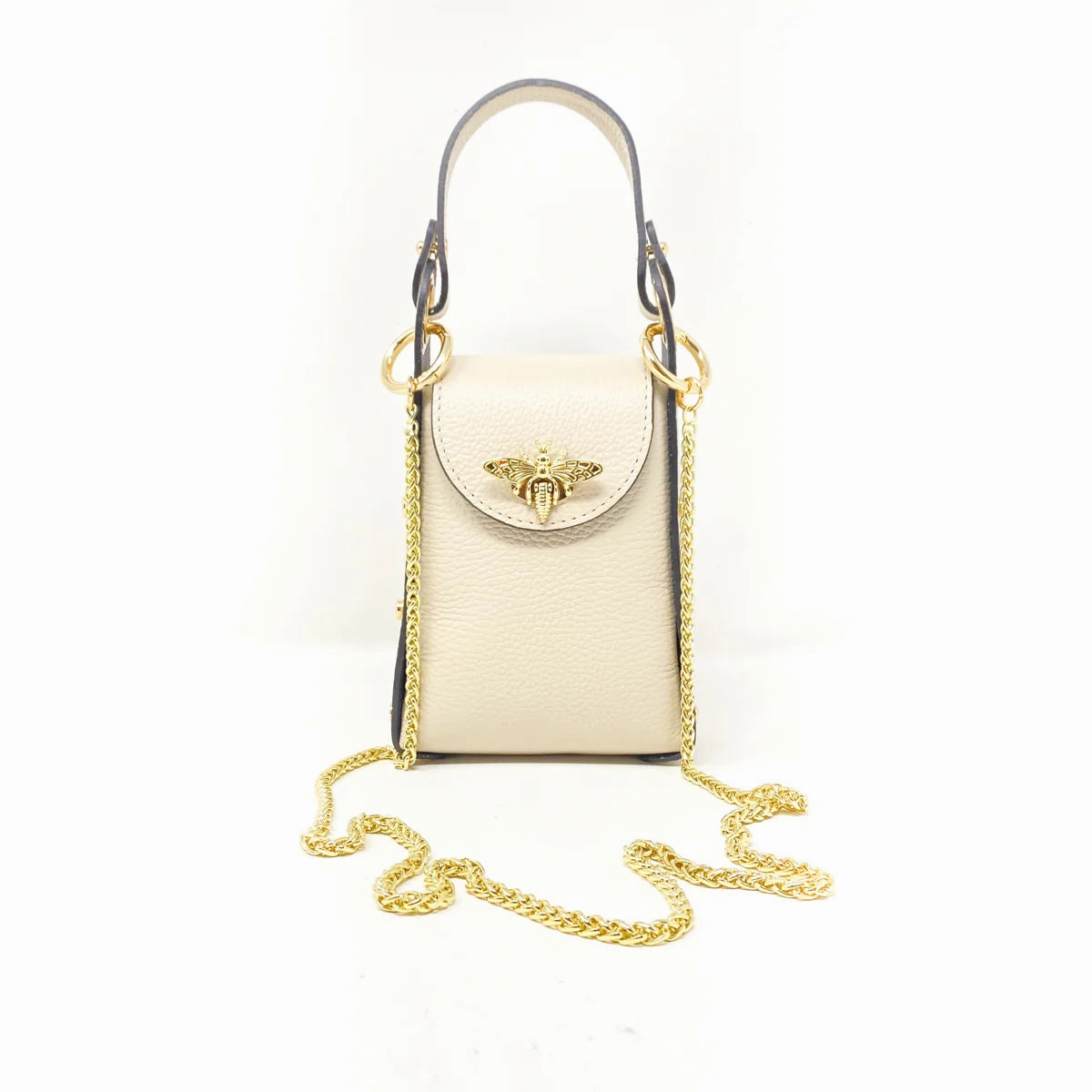 German Fuentes  GF1080 LEATHER BUTTERFLY CLUTCH GF1080-D37 Trendy Look