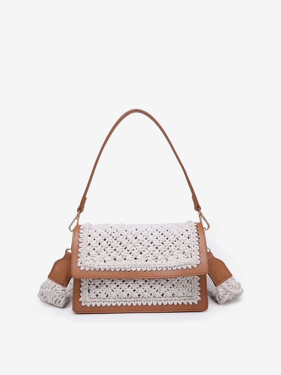 Weekend Look Gianna Vegan Macrame Crossbody