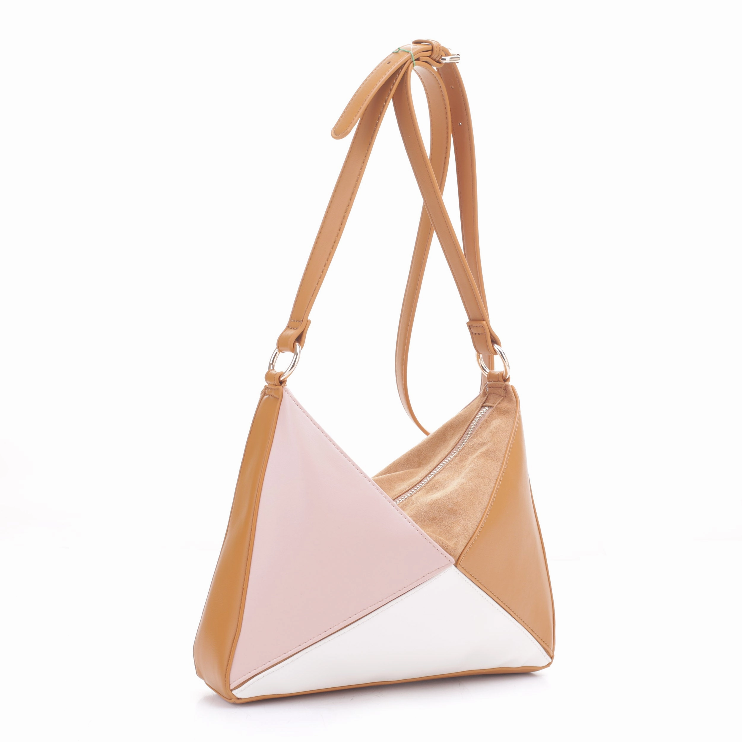 Ginny Triangle Fold Crossbody Minimalist Style Travel Ready