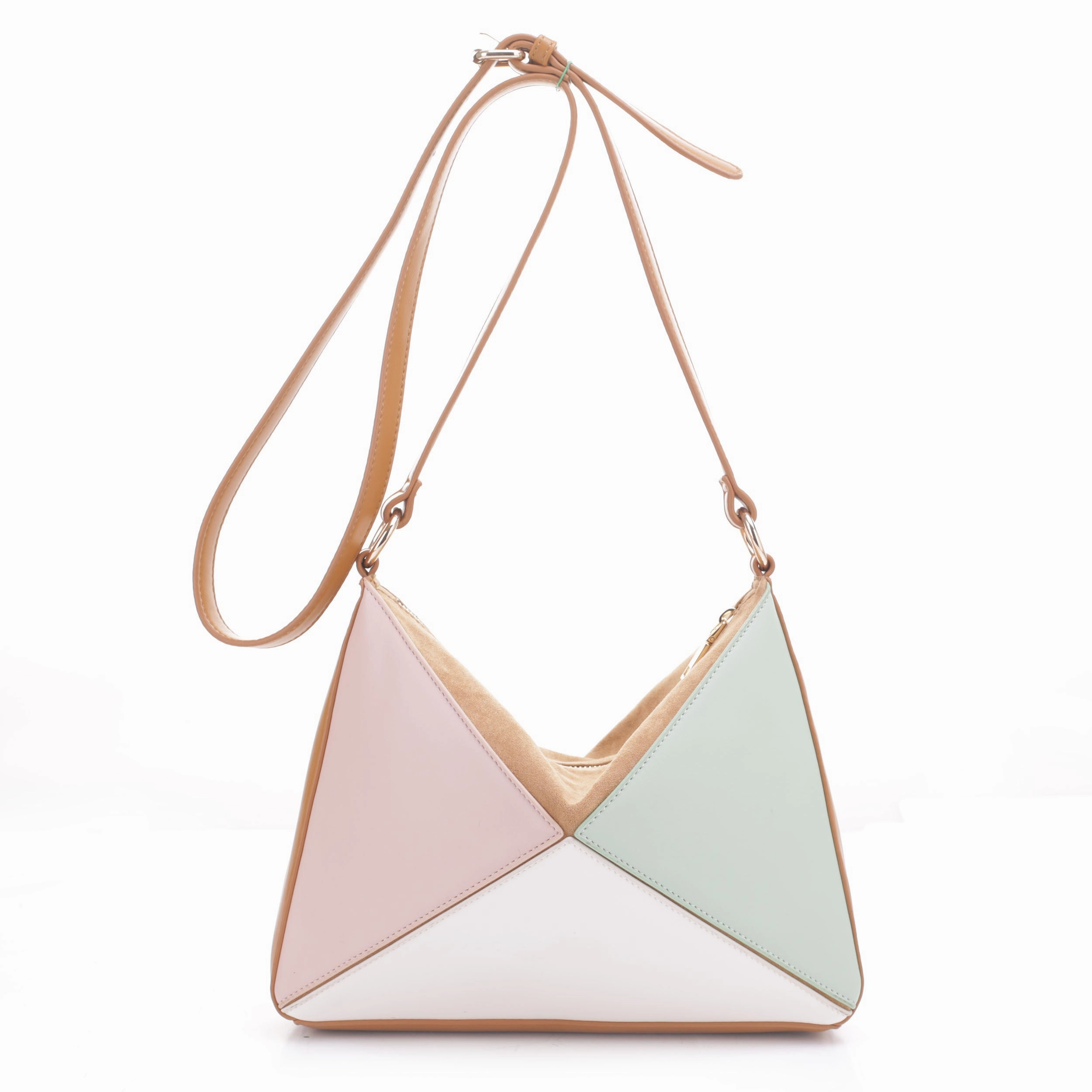 Sustainable Choice Casual Everyday Ginny Triangle Fold Crossbody