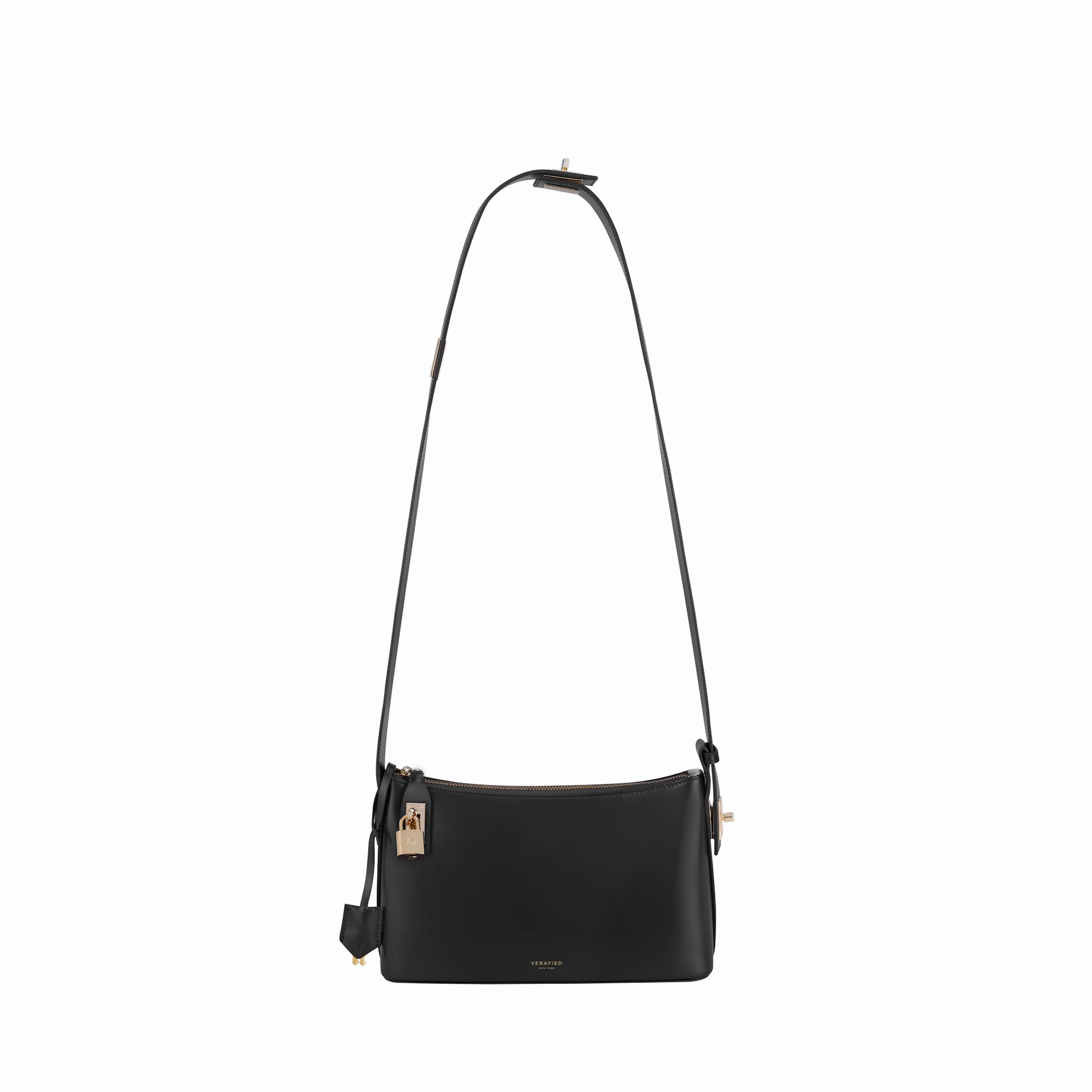 Timeless Utility Crossbody Style Gold Black Hobo Bag