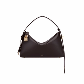 Gold Chocolate Hobo Bag (Low Stock) Minimal Trend Urban Detail