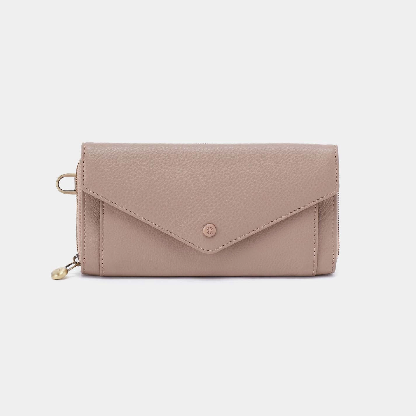 Modern Gear Everyday Accessory Goldie Large Wallet in Pebbled Leather - Warm Adobe