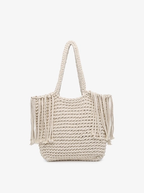Elegant Vibe Chic Accessory Gracie Macrame Satchel