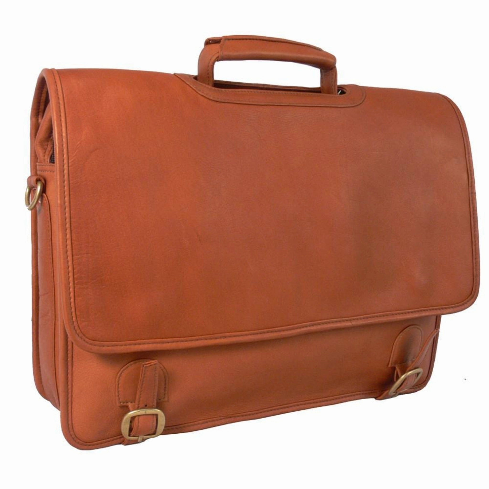 Grammercy Park Leather Laptop Brief Urban Gear