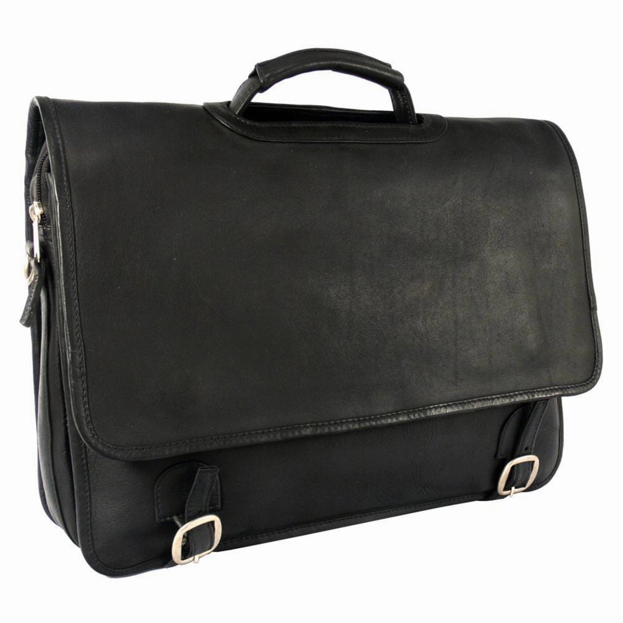 Comfort Carry Gear Grammercy Park Leather Laptop Brief