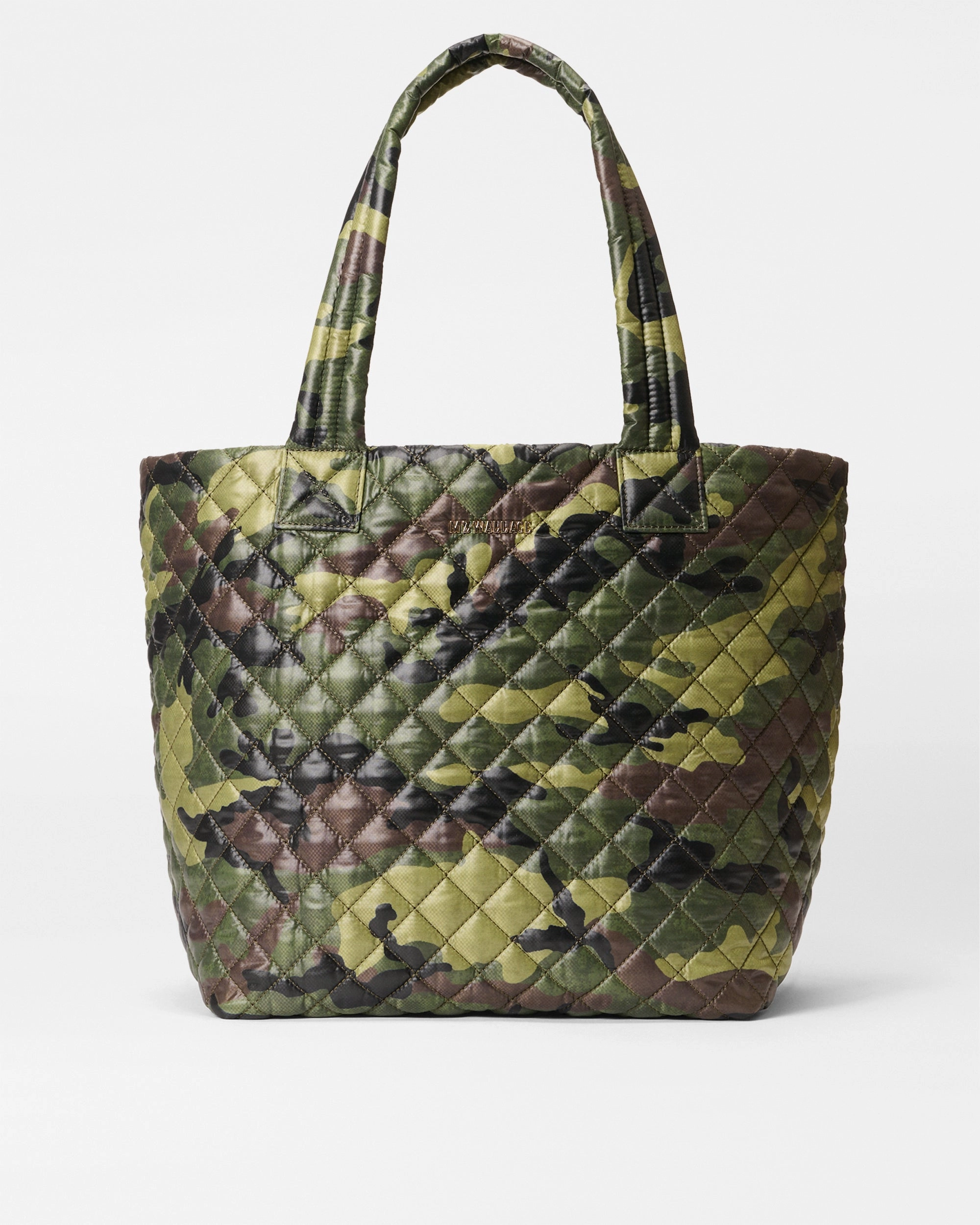 Durable Craft Casual Shopping Green Camo Personalized Simple Metro Tote