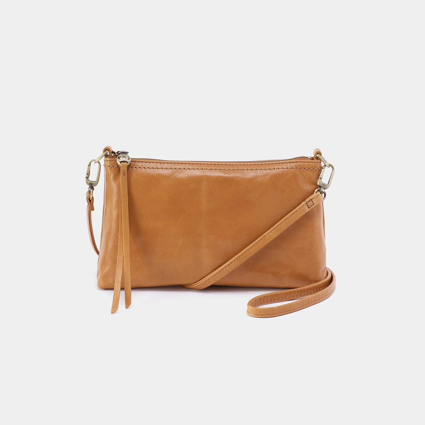 Darcy Crossbody in Polished Leather - Natural Casual Lifestyle
